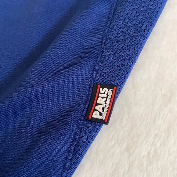 {PSG} Paris Saint-Germain FC Soccer Team Fan Jersey Style Pullover Blue/Red 14A - Picture 10 of 16